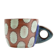 Load image into Gallery viewer, Taylor Mezo Light Green Scalloped Oval Mug
