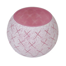 Load image into Gallery viewer, SaraBeth Post Pink Carved Votive or Vase
