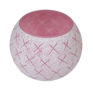 SaraBeth Post Pink Carved Votive or Vase