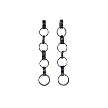 Load image into Gallery viewer, Tegan Wallace Paper Chain Earrings, 8 Link
