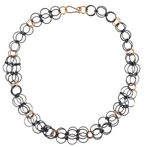 Tegan Wallace Forged Links Necklace, Multi-Link