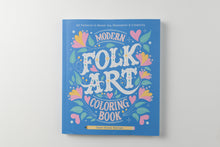 Load image into Gallery viewer, Modern Folk Art Coloring Book