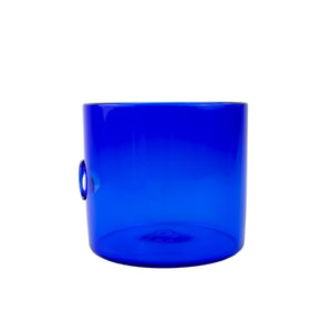 Samuel Spees Cobalt Wide Lens Vase