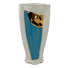 Load image into Gallery viewer, Chase Gamblin Sky Blue/Gold Tumbler
