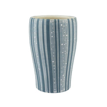 Load image into Gallery viewer, Porcelain Frosted Racing Stripes Tumbler

