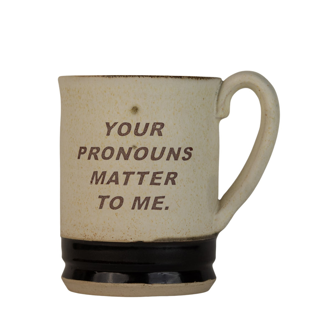 Mac McCusker Pronouns Matter Mug