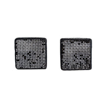 Load image into Gallery viewer, Sandra Salaices White Square Stud Earrings
