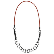 Load image into Gallery viewer, Maia Leppo Long Steel Chain Necklace
