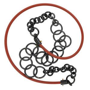 Maia Leppo Long Steel Chain Necklace