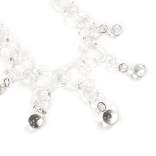 Load image into Gallery viewer, Roxann Slate Ball Drop Glass Necklace
