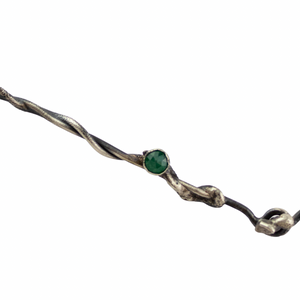 Lori Swartz Branches with Emerald Necklace