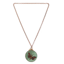 Load image into Gallery viewer, Judith Hoyt Brown Moth Necklace

