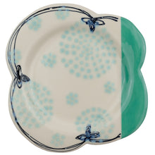 Load image into Gallery viewer, Stephanie Seguin Color Blocked Scalloped Dessert Plates
