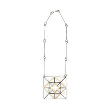 Load image into Gallery viewer, Emilie Pritchard Geometric Square Pendant Necklace
