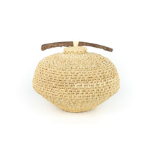 Load image into Gallery viewer, James Ebbert Raffia Basket with Long Metal Top
