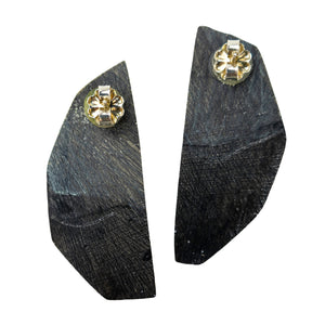Genevieve Williamson Black and White Facet Earrings
