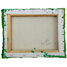 Load image into Gallery viewer, Rae Gold Green Joomchi Paper Wall Piece
