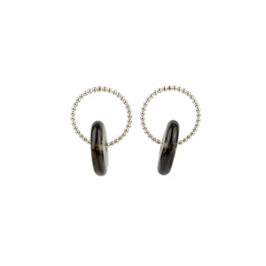SaraBeth Post Short Pearl Bead Earrings