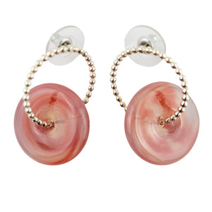 SaraBeth Post Short Pearl Bead Earrings