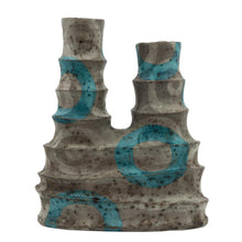 Load image into Gallery viewer, Kate Marotz Blue/Grey Double Vase
