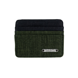 Dominic Giordano Two Tone Fabric Card Holder Wallet