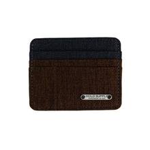 Load image into Gallery viewer, Dominic Giordano Two Tone Fabric Card Holder Wallet
