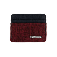 Load image into Gallery viewer, Dominic Giordano Two Tone Fabric Card Holder Wallet
