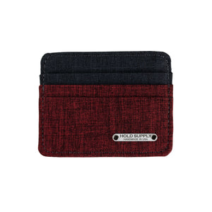 Dominic Giordano Two Tone Fabric Card Holder Wallet