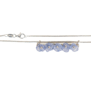 Sarah Murphy Light Blue Bar Necklace