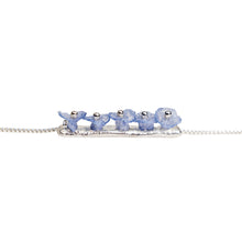 Load image into Gallery viewer, Sarah Murphy Light Blue Bar Necklace
