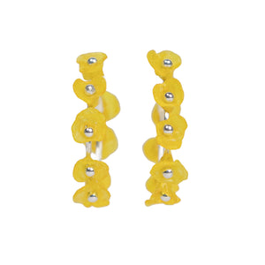 Sarah Murphy Yellow Hoop Earrings