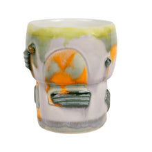 Load image into Gallery viewer, Kelli Sinner Cup With Orange Checkerboard Pattern
