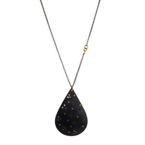 Tegan Wallace Tear Drop Pendant Necklace