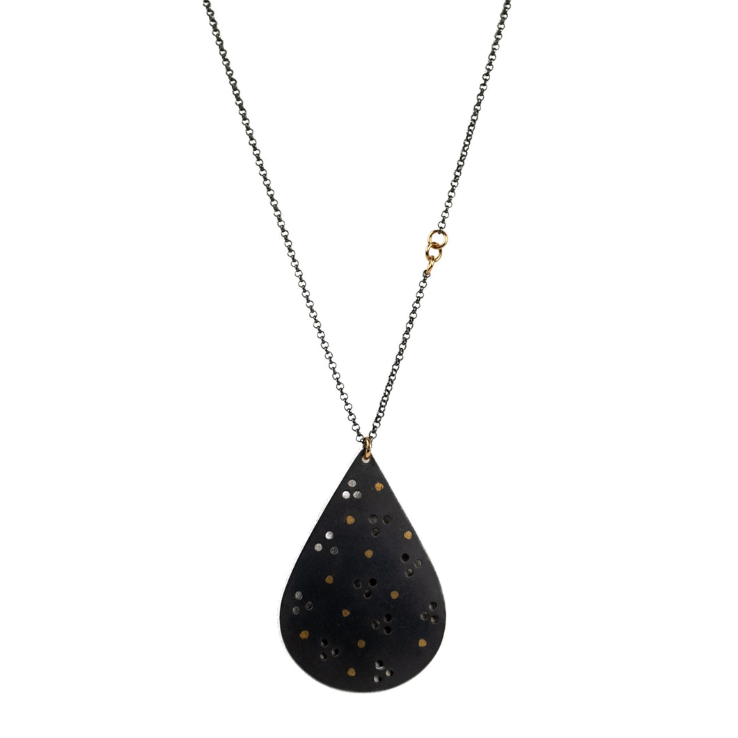 Tegan Wallace Tear Drop Pendant Necklace