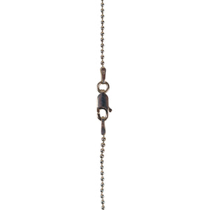 Tegan Wallace Oval X Pendant Necklace