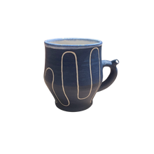 Load image into Gallery viewer, Kimberlyn Bloise Large Cobalt Flute Mug
