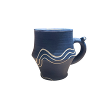 Load image into Gallery viewer, Kimberlyn Bloise Medium Cobalt Flute Mug
