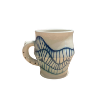 Load image into Gallery viewer, Kimberlyn Bloise White Bridge Flute Mug
