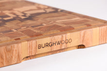Load image into Gallery viewer, Burghwood Parallelogram Chaos Cutting Board
