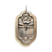 Load image into Gallery viewer, Donna Penoyer Resist/Fuck Ice Charm
