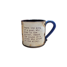 Load image into Gallery viewer, Steve Hansen Hard Rain Bob Dylan Mug
