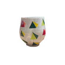 Load image into Gallery viewer, Sam Thompson Colorful Triangle Yunomi Cup

