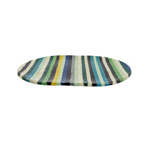 Load image into Gallery viewer, Pam Berry &quot;Stripes!&quot; Oval Tray #1
