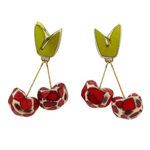 Load image into Gallery viewer, Morgan Hill Super Duper Cherry Earrings
