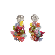 Load image into Gallery viewer, Sarah Murphy Rainbow Pebble Dangle Earrings
