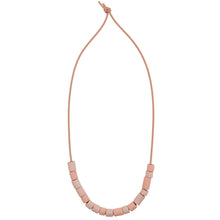 Load image into Gallery viewer, Maia Leppo Monochrome Pink Tube Necklace
