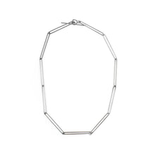 Load image into Gallery viewer, Emily Rogstad Oxidized Sterling Silver Link Collar Necklace
