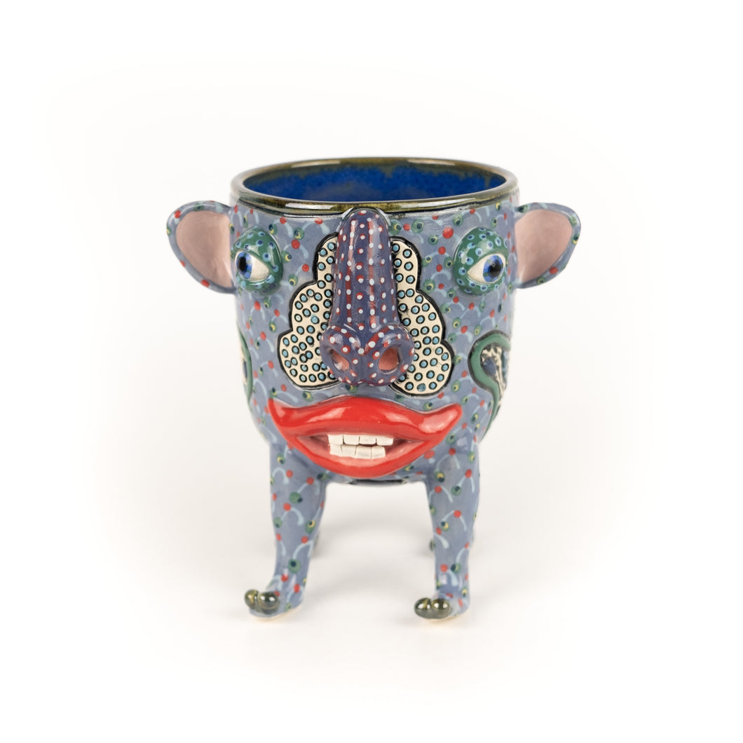 Molly Uravitch Large Monster Mug with Ears, Toes & Bits