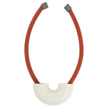 Load image into Gallery viewer, Maia Leppo White Tube Necklace

