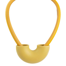 Load image into Gallery viewer, Maia Leppo Monochrome Yellow Tube Necklace
